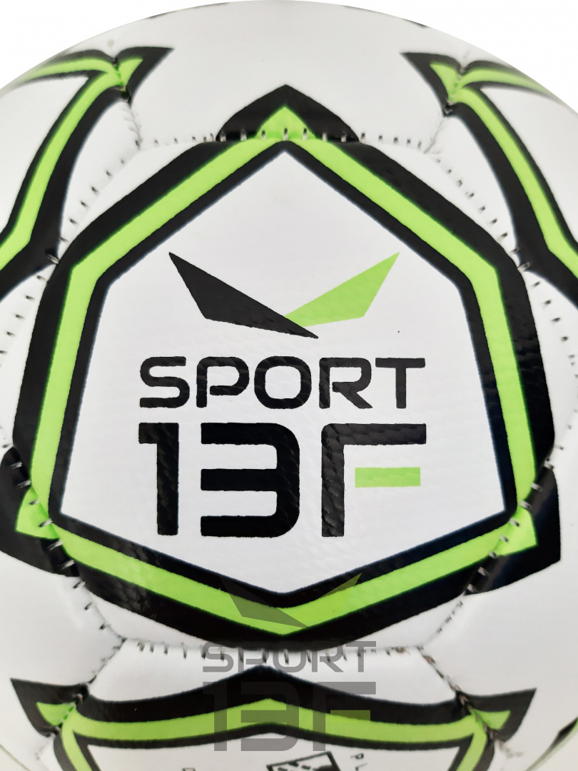 piłka sport13f biało-zielona