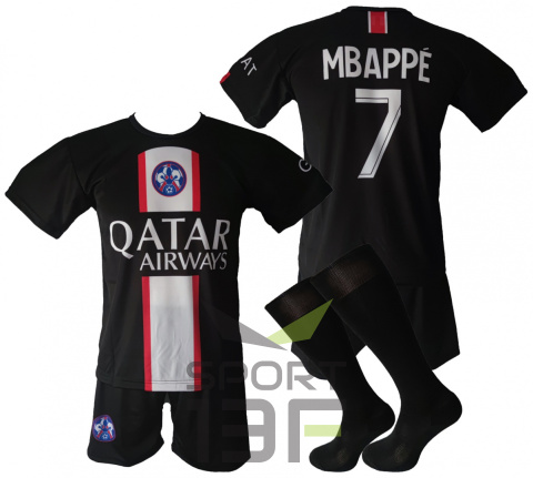 MBAPPE komplet sportowy strój piłkarski PSG 22/23 + GRATIS