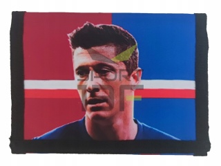LEWANDOWSKI portfel dziecięcy portfelik rozkładany BARCELONA