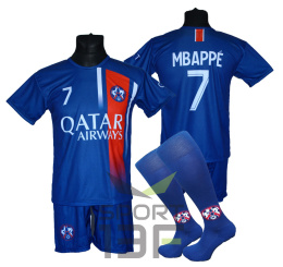 MBAPPE komplet sportowy strój piłkarski PSG 23/24 + GRATIS