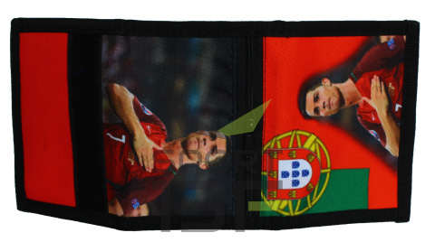 RONALDO portfel dziecięcy portfelik rozkładany PORTUGALIA RONALDO portfel dziecięcy portfelik rozkładany PORTUGALIA