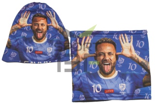 NEYMAR JR czapka i komin ocieplone polarem - komplet BP