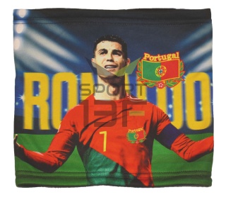 RONALDO Portugalia czapka i komin ocieplone polarem - komplet BP