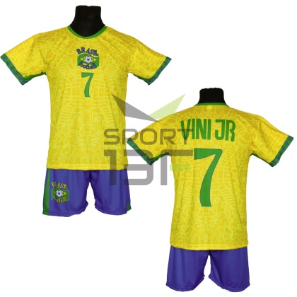 VINI JR koszulka + spodenki BRAZYLIA dla dzieci