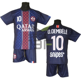 DEMBELE koszulka + spodenki PSG dla dzieci