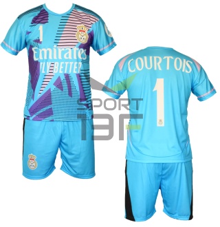 COURTOIS koszulka + spodenki Real Madryt dla dzieci