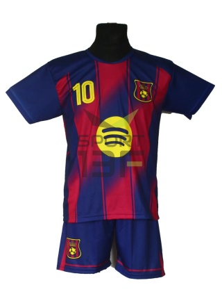 Strój piłkarski dla dzieci LAMINE YAMAL Barcelona - komplet sportowy