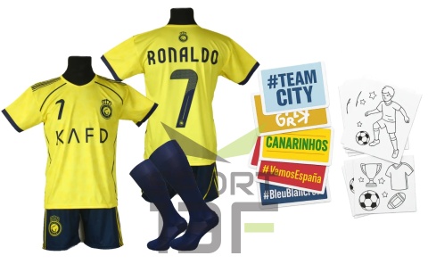 strój piłkarski Ronaldo Al Nassr dla dzieci
