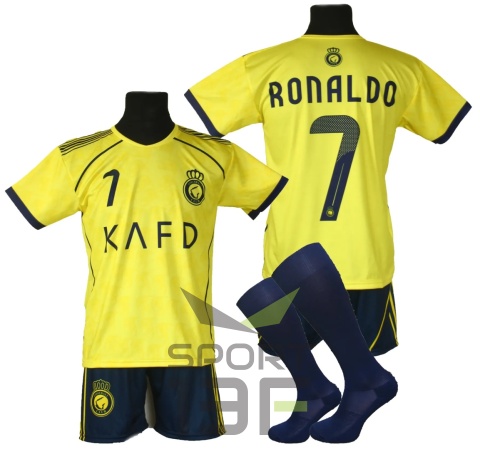 strój piłkarski Ronaldo Al Nassr dla dzieci strój piłkarski Ronaldo Al Nassr dla dzieci