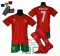 Strój piłkarski dla dzieci RONALDO Portugalia - komplet sportowy + gratis