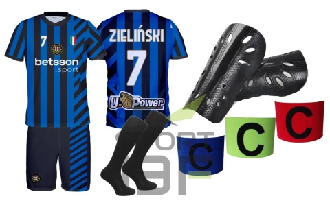 strój piłkarski zieliński