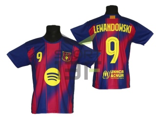 koszulka piłkarska LEWANDOWSKI t-shirt dla dziecka BARCELONA SK