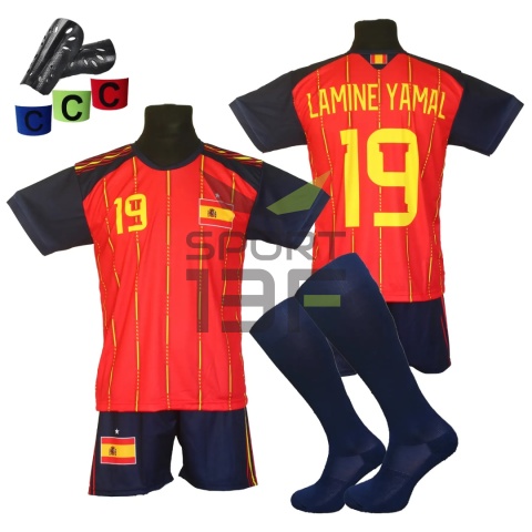 strój piłkarski Yamal Hiszpania dla dzieci