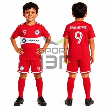 Strój piłkarski dla dzieci LEWANDOWSKI Chicago - komplet sportowy