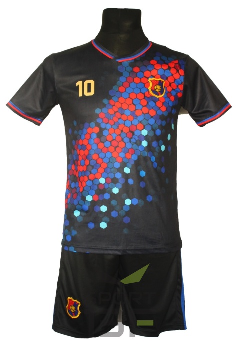 Strój piłkarski dla dzieci Lamine Yamal + getry + ochraniacze 122