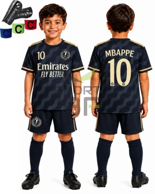 Strój piłkarski dla dzieci MBAPPE Real Madryt - komplet sportowy + gratis