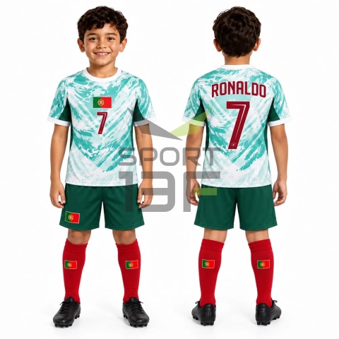 strój ronaldo portugalia dla dzieci
