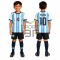 Strój piłkarski dla dzieci MESSI Argentyna - komplet sportowy