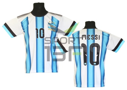 koszulka piłkarska MESSI t-shirt dla dziecka ARGENTYNA MŚ2026 SK