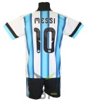 strój piłkarski Messi Argentyna dla dzieci