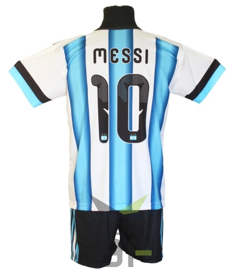 strój piłkarski Messi Argentyna dla dzieci