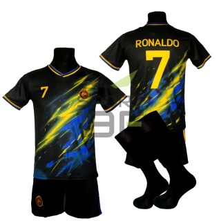 strój piłkarski dla dzieci RONALDO Al-Nassr komplet sportowy