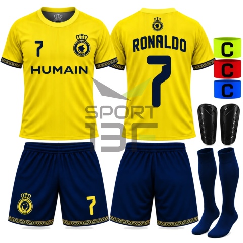strój ronaldo nassr dla dzieci