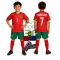 strój piłkarski dla dzieci Ronaldo Portugalia komplet sportowy + dodatki